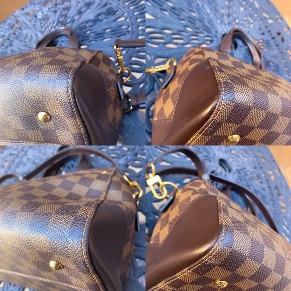 SOLD Louis Vuitton Damier Ebene Kensington Bowling Bag - Picture 12 of 16